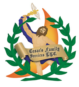 Cesar's family services logo